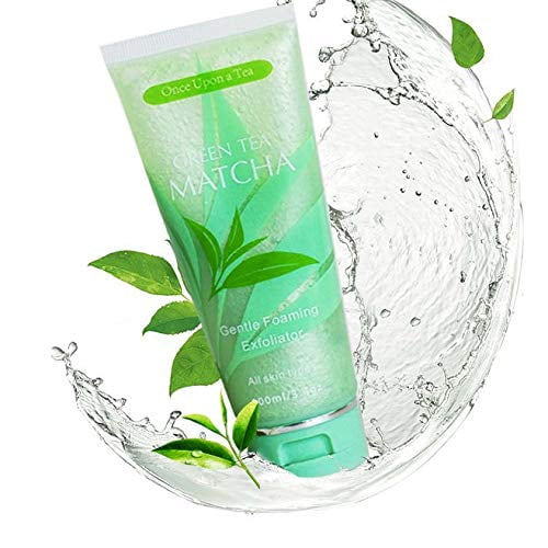 Green Tea Matcha Gentle Foaming Exfoliator Scrub, Best Exfoliating Face