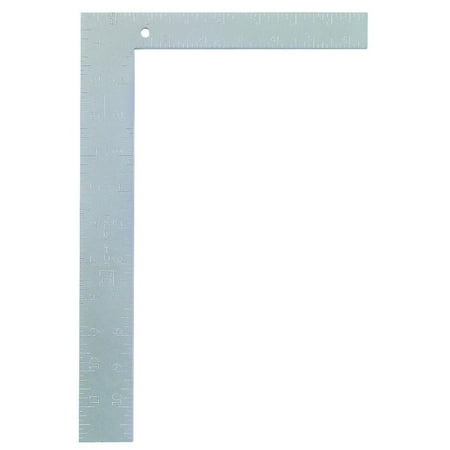 Johnson 430 Carpenter Square, 12 in, 1/8 in, 8 in Tongue, Rugged Steel, Epoxy Coated