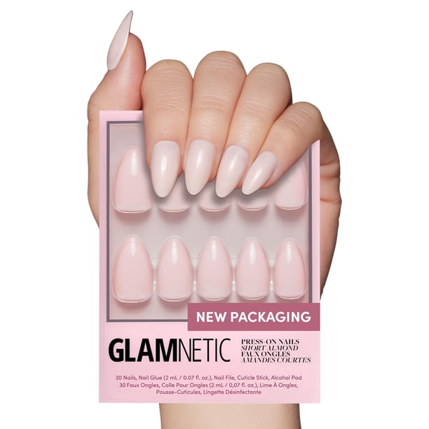 Pantalón corto Press On Nails Glamnetic Ballet rosa liso opaco