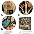 thumbnail image 3 of Designart "Jaipur Elephants Indian Art IV" People Wall Art - Global Beige Indian Art Bedroom Canvas Wall Art, 3 of 6