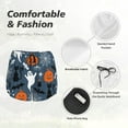 thumbnail image 4 of Balery Halloween Pantalones cortos deportivos para mujer con forro y dos bolsillos, elásticos, para entrenamiento, gimnasio, yoga-X-Large, 4 of 7