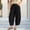 Black, variant on Xdegoge Womens Wide Leg Lounge Pants Casual Loose Fit Pleated Trousers with Pockets High Waisted Elastic Flowy Beach Yoga Pants for Summer Vacation