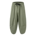 thumbnail image 4 of Vedolay Mens Work Pants Casual Outdoor Hiking Pants 2023 Green,3XL, 4 of 5