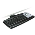 thumbnail image 1 of Plateau de Clavier Assis/debout de 3M, Tournez Simplement la Poignée pour Ajuster la Hauteur et l'Inclinaison, Plateau Robuste Comprend un Repose-Poignet en Gel et un Tapis de Souris Précis, Plateau Pivotant et Se Range sous le Bureau, Piste de 23 Pouces, Noir (AKT170LE), 1 of 4