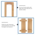thumbnail image 3 of FELTECHELECTR Molde rectangular de madera de bambú para prensar sushi, kit para hacer sushi, moldes para rodillos de arroz, herramientas para hacer sushi en la cocina, 3 of 5