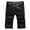 Black, variant on Men Blouses European German Casual Loose 3/ 4 Pants Men's Jeans Men's Comfortable Street Fashion Foreign Trade Cropped Pants Black 35