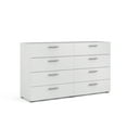 thumbnail image 6 of Tvilum Loft 8 Drawer Double Dresser for Adults, White, 6 of 18