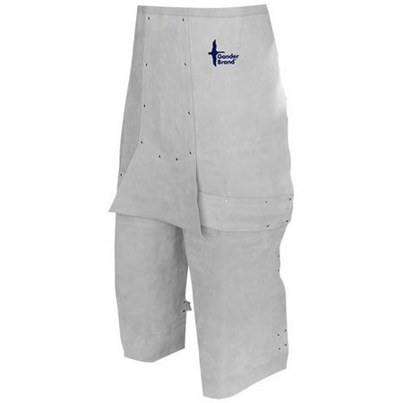 Bob Dale 64-1-64 Welding Apron Leather Split Leg Waist Apron 24x32 Pearl Grey (Pack of 25)