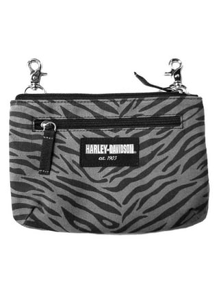  Harley-Davidson Women's Zebra Print Cotton Canvas  Crossbody/Clip Bag Purse : Harley-Davidson: Clothing, Shoes & Jewelry