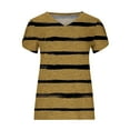 thumbnail image 5 of Fesfesfes Valentines Day T Shirts for Women Fashion Womens Summer V-Neck Short Sleeve Print Casual T-shirt Blouse Short Sleeve Blouses for Women XS(US:2), 5 of 5