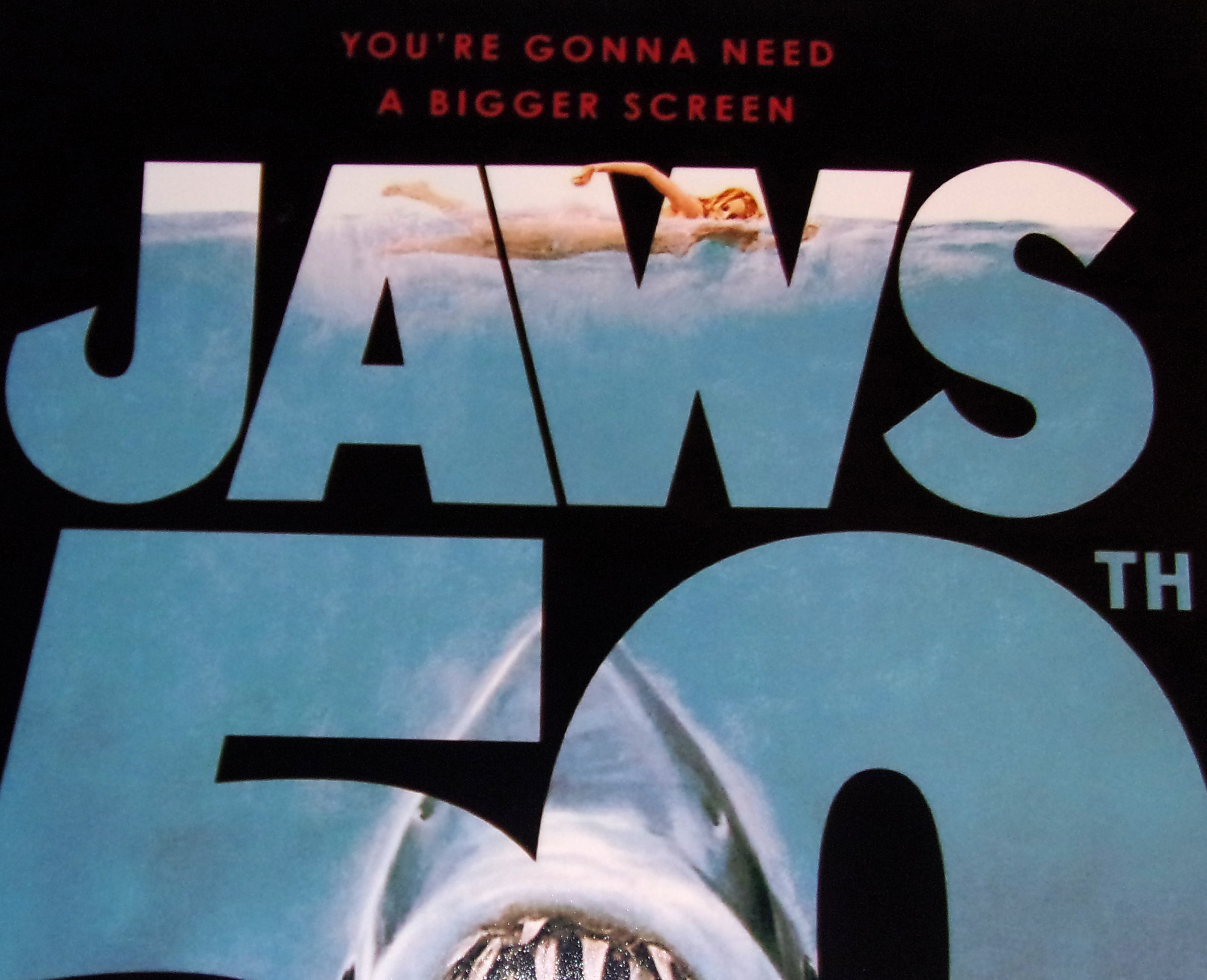 JAWS (1975) Film Steven Spielberg 2025 IMAX Poster - 50th