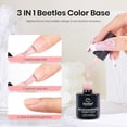 thumbnail image 3 of Set de esmaltes de uñas en gel Beetles Color Base, 6 colores, rosa nude, 3 of 7