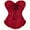 Red, variant on WZXFASHION Women'S Sexy Corset Top Bustier Plus Size Women'S Overbust Satin Floral Trim Women Bustier Corset Top Shapers Hot Pink S