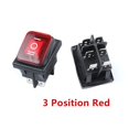thumbnail image 3 of Interruptor basculante de luz LED para automóvil, barco, con enclavamiento, resistente al agua, tres posiciones, 4/6 pines, 16 A, 20 A, 125 V, 250 V CA, 3 of 5