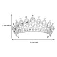 thumbnail image 2 of OUNONA Tiaras Con Estilo Para Novias Y Ocasiones Formales, 2 of 8