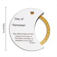 thumbnail image 2 of C Rotatable Advent Calendar Ramadan Countdown Wooden Acrylic Round Desktop Decor White Plate Gold Wheel For Home Party, 2 of 6