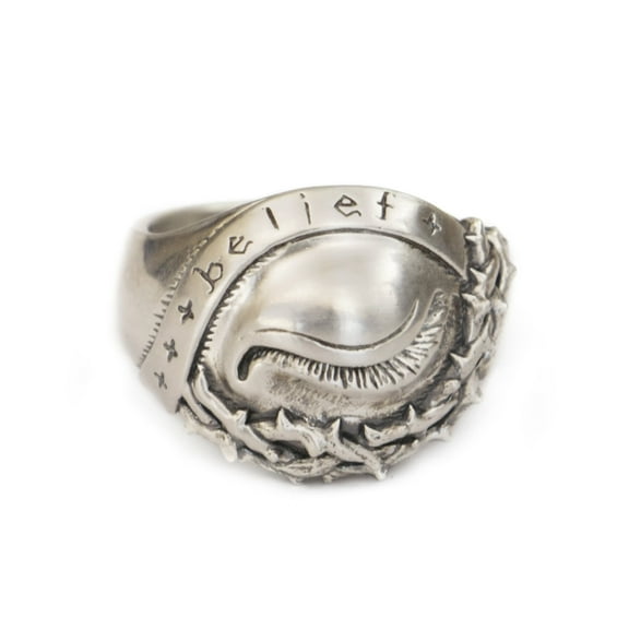 925 Sterling Silver Eye of Thorns Ring Biker Punk Jewelry TA319 US Size 10