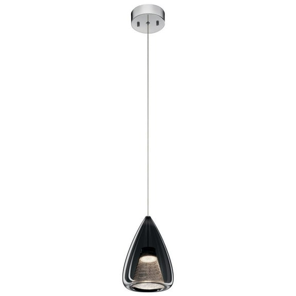 Elan Lighting - Zin - 6.5 Inch 1 Led Mini Pendant     -Traditional Installation