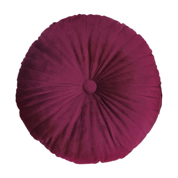 Yatlte Round Throw Pillow, Velvet Decoration Small Throw Pillow, Pumpkin Throw Pillow Cushion Suitable for Living Room Sofa Bed Floor
