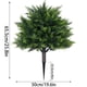 thumbnail image 3 of Árboles topiarios de cedro artificiales para exteriores con estaca para tierra. Plantas artificiales para cualquier lugar. Arbustos para la habitación o el porche delantero., 3 of 6