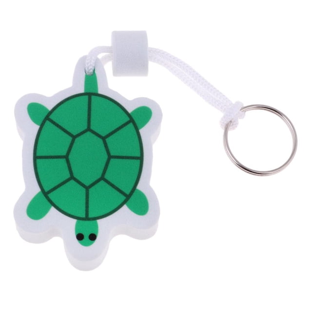 Almencla Yachting Sailing Boating Floating Key Key Holder with Lanyard - Various Tortoise Green