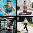 thumbnail image 6 of Ankle Weights Set of 2(1 lb/2 lb Each) – Premium Adjustable Wrist & Ankle Weights for Women Men, Strength Training Silicone Bracelets for Swimming, Running, Pilates, Yoga, Gym, 6 of 8
