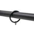 thumbnail image 3 of Urbanest Solid Metal Window Drapery Curtain Panel Ring With Eyelet 1.5"" Inner Diameter Fits Up To 1.25"" Rod Set Of 28 - Black, 3 of 5