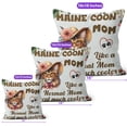 thumbnail image 4 of Maine Coon Mom Like a Normal Mom Except Much Cooler Happy Mother's Day Pillow Cushion Double Sided Cat Lover Kitten Owner Gifts Throw Pillow - 02004, 4 of 4