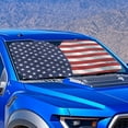 thumbnail image 2 of KUIFORTI Sun Shade for Car Windshield Foldable Universal Car Shades for Front Windows American Flag Sunshades for Car Windows, Patriotic Car Accessories, 2 of 5