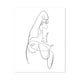 thumbnail image 3 of Dibujo de una línea abstracta de mujer desnuda, pintura en lienzo, impresiones, figura femenina desnuda, boceto de línea mínima, póster, decoración artística para el hogar, 3 of 5