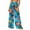 #244-Light Blue, variant on Women's Beach Cover Up Pants Sheer Elastic High Waist Bathing Suit Cover Up Boho Beach Pants