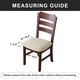 thumbnail image 3 of Fundas de asiento impermeables Genina para sillas de comedor, color beige, 4 unidades, 3 of 7
