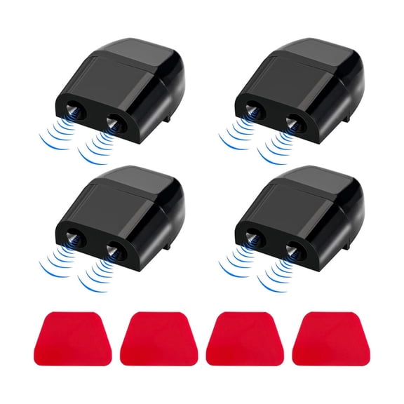 4 Deer Whistles Sonic Wildlife Warning Device Animal Alert Car