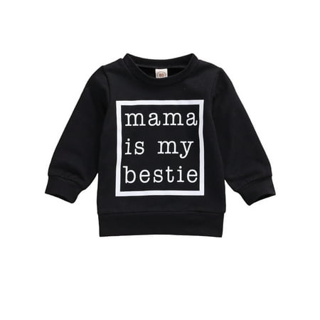 

Gupgi Newborn Baby Boys Girls Sweatshirts Tops Pullover Letter Outfits