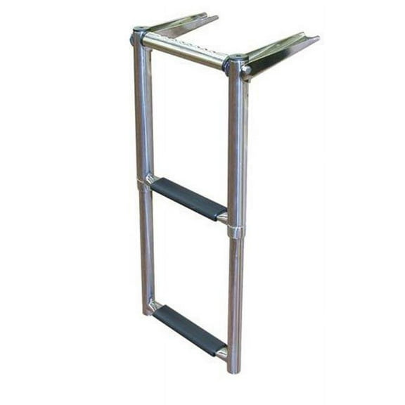 2-Step Over Platform Telescoping Boat Ladder JIF Marine EQB2