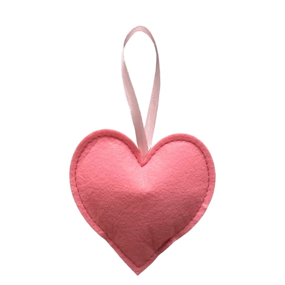 1 Pcs Heart Hanging Ornament,Valentines Day Heart Shaped Ornaments,3.94 Inch Heart Hanging Ornaments,Valentine'S Hanging Decorations, For Valentine Party Wedding Anniversary Diy Crafts,(Pink,3.94 in)
