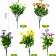 OJGEha 2Bundles Artificial Daisies Plastic Flowers Outdoor Artificial
