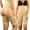 Beige, variant on ToBeInStyle Women's High Waist Butt Lifter Shapewear with Bra Hooks