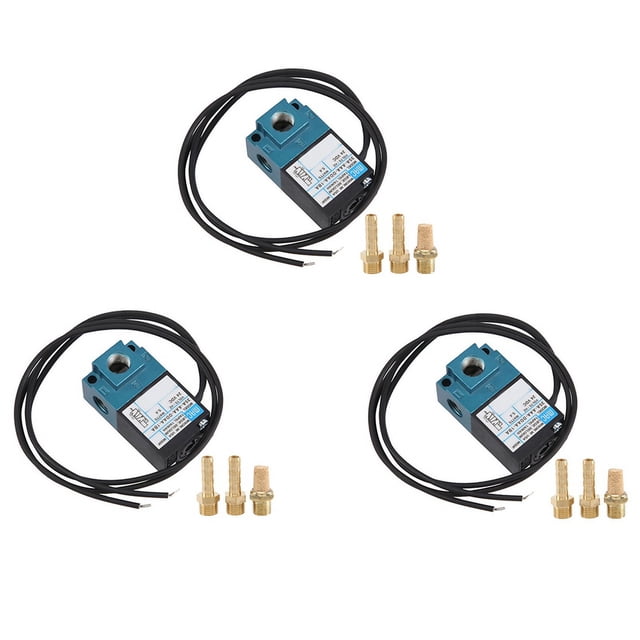 3X Électrovanne Électronique de Contrôle de Boost DC 24V 5.4W ECU 3 Ports 35A-AAA-DDAA-1BA avec 9 Kits de Raccords