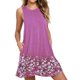 thumbnail image 1 of Qarigey Vestido Cuello Hasta La Rodilla Vestido Mujer Estampado Ropa Vestidos Violeta SG, 1 of 1