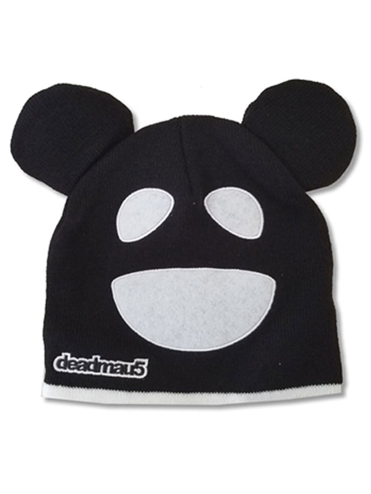 Men's Deadmau5 B \u0026 W Beanie Black 