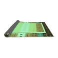 thumbnail image 2 of Ahgly Company Indoor Rectangle Abstract Turquoise Blue Contemporary Area Rugs, 3' x 5', 2 of 4