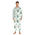 thumbnail image 5 of Adult Christmas Onesie Cartoon Dragon Adult Zipper One-Piece Pajamas Unisex Pajamas with Pockets, 5 of 6