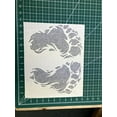 thumbnail image 5 of Sasquatch Bigfoot Footprints Stickers - 9 inch (23 cm) Decals Pack of 8 (4 pairs) for Parties, Events, Floors, Retail, Windows, Snowboards, Helmets. Made in The USA by Ifloortape. PNW Inspired. Black, 5 of 6