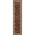 thumbnail image 4 of SAFAVIEH Total Performance Josh Floral Bordered Area Rug, Rust/Green, 8' x 8' Round, 4 of 7