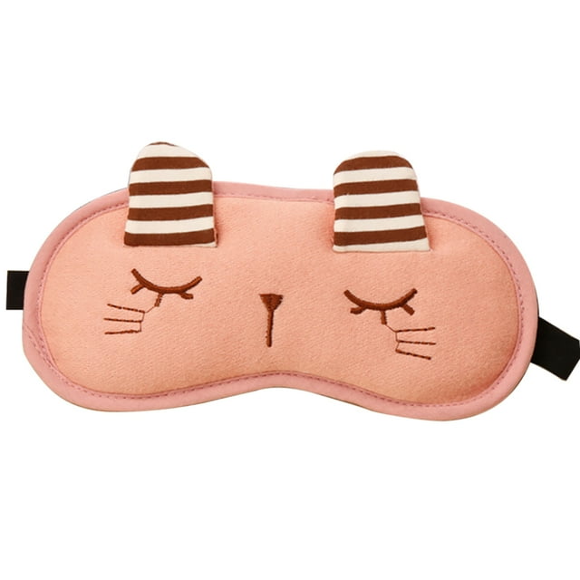 Coofit Eye Mask Rabbit Cute Fun Sleeping Blindfold Sleep Mask Eye Cover with Ice Pack