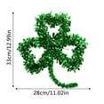 thumbnail image 3 of Vikakiooze St. Patrick's Day Garland Wire Garland Green Wreath Green Hanging Garland Banner For St. Patrick's Day Wall Home Decoration, 3 of 8