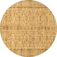 thumbnail image 1 of Ahgly Company Indoor Round Persian Brown Traditional Area Rugs, 7' Round, 1 of 4