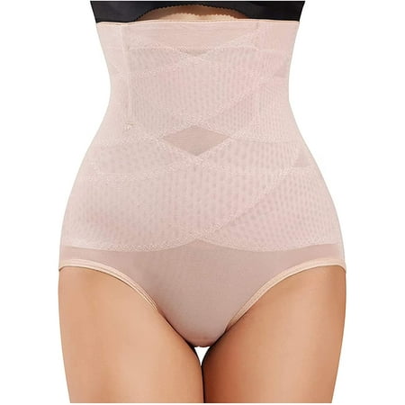 Zukuco Women Butt Lifter Shapewear Hi-Waist Double Tummy Control Panty Waist Trainer Body Shaper Thigh Slimmer