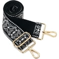thumbnail image 1 of LAICAIW Grand Bandoulière, Sangle de Sac à Main Réglable Style Guitare avec Boucle Dorée Remplacement Tissé pour Sacs à Main (5CM) Bohemia8), 1 of 4